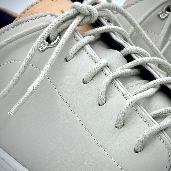 Ted Baker London Gray Leather Sneakers 8 King Grey Lace Up Shoes UK 7 Classic main image 8